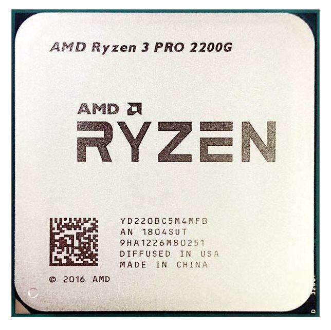 Процесор AMD Ryzen 3 PRO 2200G 3.5GHz/4M (YD220BC5M4MFB) sAM4, tray