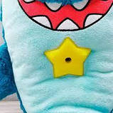 М'яка плюшева іграшка нічник проєктор Star Belly Dream Lites Puppy Shark LED-підсвітка Акуленя синій, фото 8