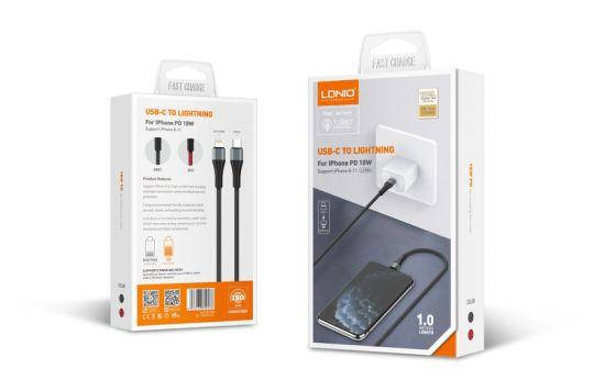 USB Кабель Ldnio для LC961 1m Lightning / Type-C Lightning / Type-C, фото 3