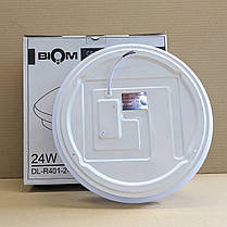 LED світильник накладний Biom 24W 5000K коло DL-R401-24-5 22083, фото 3