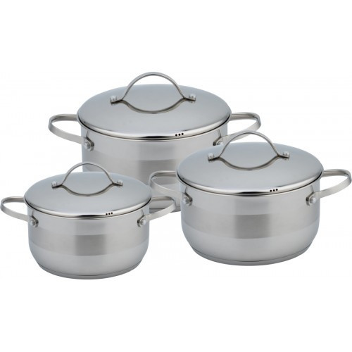 Набор кастрюль (3 шт) Con Brio CB-1143, фото 1