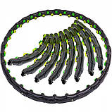 Обруч масажний Хула Хуп Hula Hoop з магнітами для схуднення та талії, розбірний, 97 см, JS-6002, 1,35 кг, фото 3