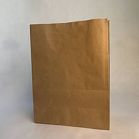 Пакет бумажный бурый крафт без ручек 320х150х420