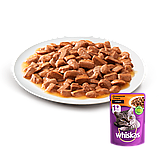 Віскас Whiskas пауч вологий корм для кішок домашня птиця в сосусе, 85 г, фото 3