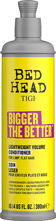 Tigi Bed Head Bigger The Better Lightweight Volume Conditioner Кондиционер для придания объема, 300 мл
