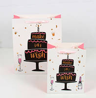 Пакет великий вертикальний "Тортик" 26х32 см