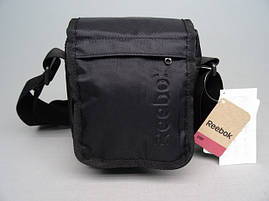 Сумка чоловіча спортивна через плече оригінальна Reebok Le U City Bag чорного кольору, фото 3