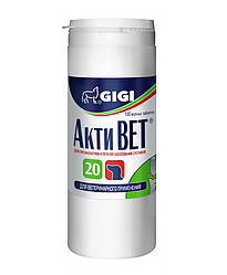 АктіВет GiGi для суглобів собак великих порід, 100 таб (1таб/20 кг)