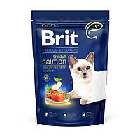 Сухой корм для кошек Brit Premium by Nature с лососем 1,5кг