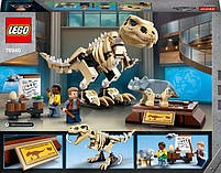 LEGO Jurassic World Скелет тиранозавра на виставці 198 деталей (76940), фото 10