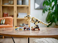 LEGO Jurassic World Скелет тиранозавра на виставці 198 деталей (76940), фото 6