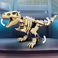 LEGO Jurassic World Скелет тиранозавра на виставці 198 деталей (76940), фото 8