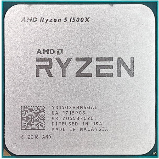Процесор AMD Ryzen 5 1500X 3.5GHz/16M/5,0GT/s (YD150XBBM4GAE) sAM4, tray