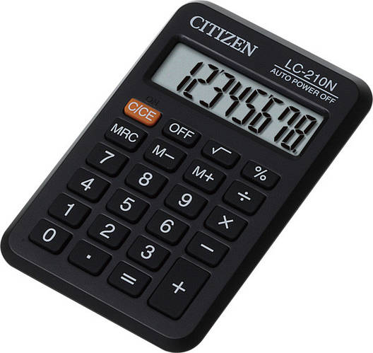 Калькулятор Citizen LC-210N карманный 8р. (ID#253615287), цена: 98 ...