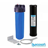 Колба механічного очищення Ecosoft BB20 1" FPV4520ECOGR з картриджем для видалення хлору, фото 3