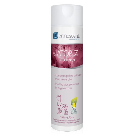 Шампунь-крем Dermoscent ATOP 7 Shampoo для котів і собак із заспокійливим і зволожувальним ефектом (200мл)