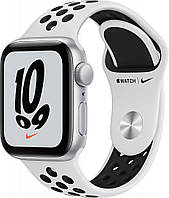 Смарт-часы Apple Watch Nike SE 44mm GPS Silver Aluminum Case with Pure Platinum/Black Nike Sport Band (MYYH2)