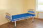 Ліжко медичне функціональне АТОН КФ-2-МП-БП-ОП-Ш-К75 з пластиковими бильця, огорожами, штативом і, фото 7