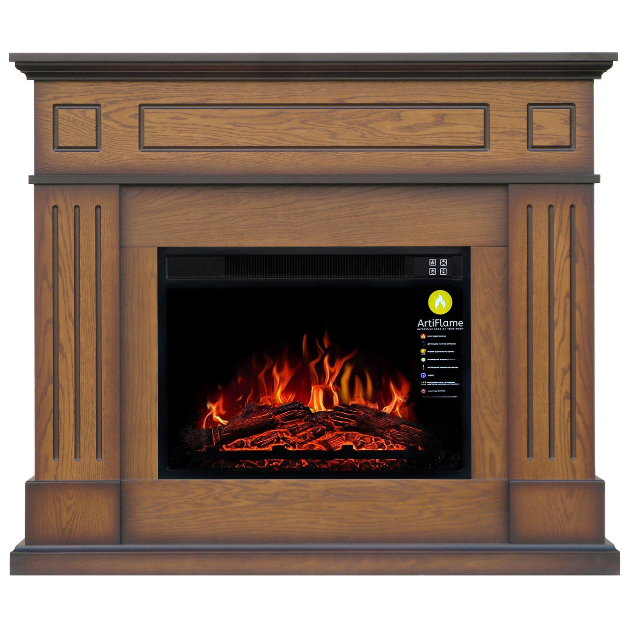 Камінокомплект ArtiFlame LAURITZ AF23S ДУБ АНТИК (зі звуком)