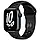 IPhone Apple Watch Series 7 41mm GPS Midnight Aluminium Case Anthracite/ Black Nike Sp/B MKN43 A2473, фото 3
