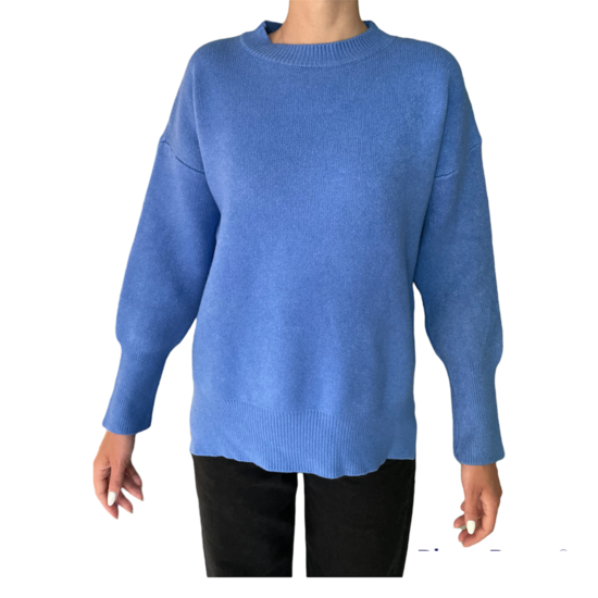 Светр жіночий S-M Ласка JINJIAXIAN синій, фото 1