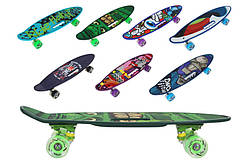 Скейт Penny board Пеніборд Графіті Абстракція  MS 0748-6