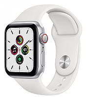 Смарт-часы Apple Watch SE LTE 40mm Silver Aluminum Case with White Sport B. (MYE82)