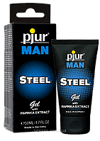 Гель для пеніса стимулюючий pjur MAN Steel Gel 50 ml з екстрактом паприки та ментолом Feromon