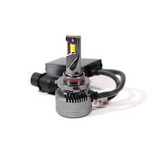 Світлодіодні LED лд лампи Focus Beam 6500К 12-24v цоколь HB3, 110Вт на комплект, +100% яскравості, фото 4