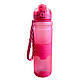 Спортивна пляшка для води UPSTYLE ZORRI Тритан 1 літр світло-рожева, фото 2