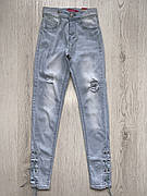 Джинсові штани для дівчаток оптом, Grace, 140-170 рр., G80741+