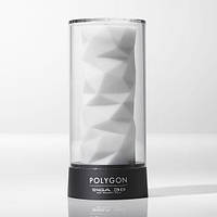 Мастурбатор Tenga 3D Polygon, дуже ніжний, з антибактеріального еластомеру зі сріблом Feromon