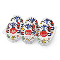 Набір Tenga Keith Haring EGG Dance (6 яєць) Feromon