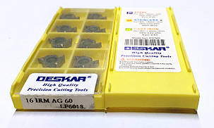 16IRM AG 60 LF6018 DESKAR (Сталь, Нержавіюча сталь) Твердосплавна пластина, фото 2