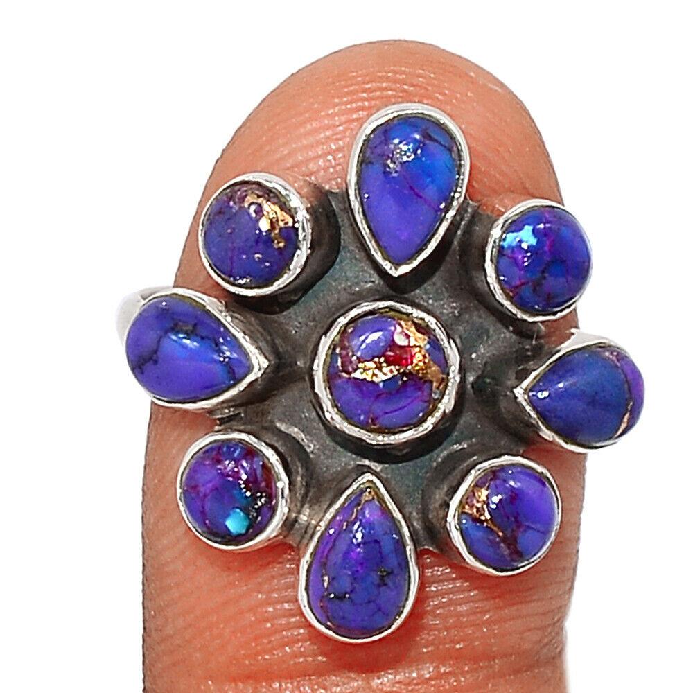 Варисцит фіолетовий срібне кільце, 2069КБ