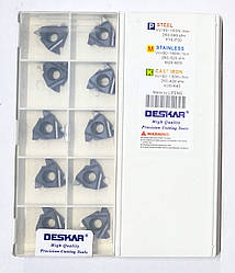 22IR N 55 LDA DESKAR (Сталь, Нержавіюча сталь, Чавун) Твердосплавна пластина