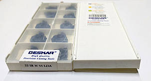 22IR N 55 LDA DESKAR (Сталь, Нержавіюча сталь, Чавун) Твердосплавна пластина, фото 2