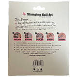 Набір для стемпінгу Хром Stamping Nail Art (Штамп односторонній+скрапер), 5 см, фото 6