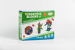 Дитячий конструктор MMX CREATIVE BLOCKS 128 деталей (02-024) у коробці