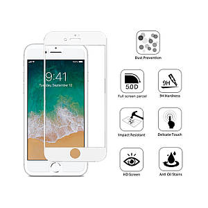 Захисне скло 5D для Apple iPhone 7/8/SE 2 White
