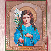 Лик Пресвятої Богородиці Трилітствуюча, 10х12 см