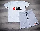 Спортивний літній кежуал костюм fjallraven | комплект футболка та шорти, фото 3
