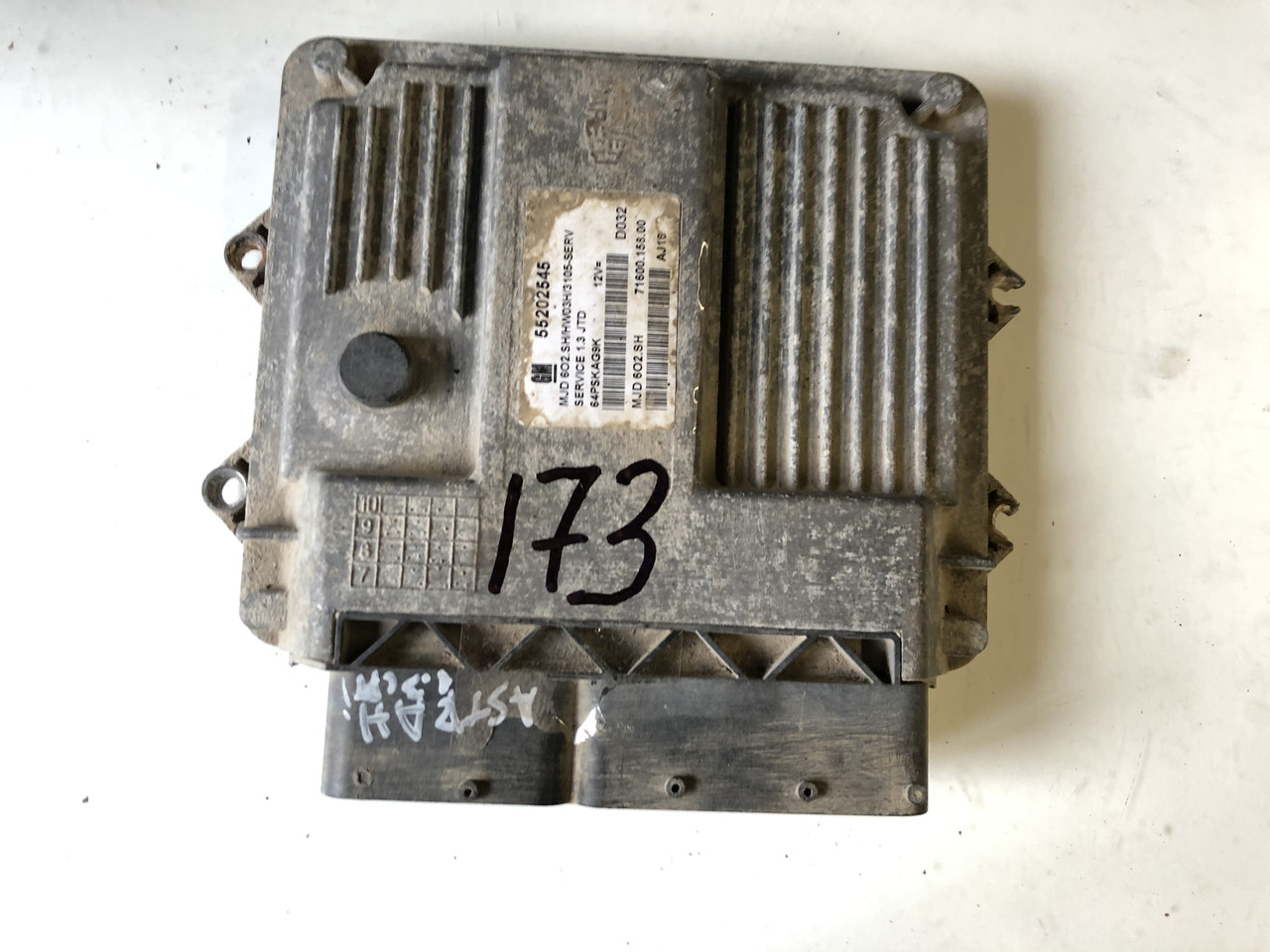Блок управління двигуном opel astra-h 1.3 дизель 55202545 №173 + PIN