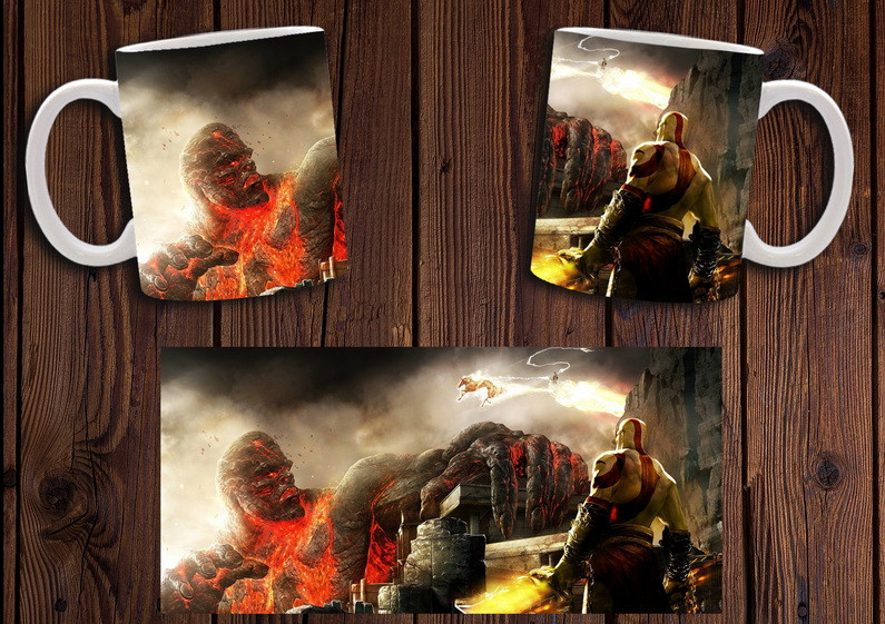 Чашка "God of War" / Кружка Бог війни Кратос №7