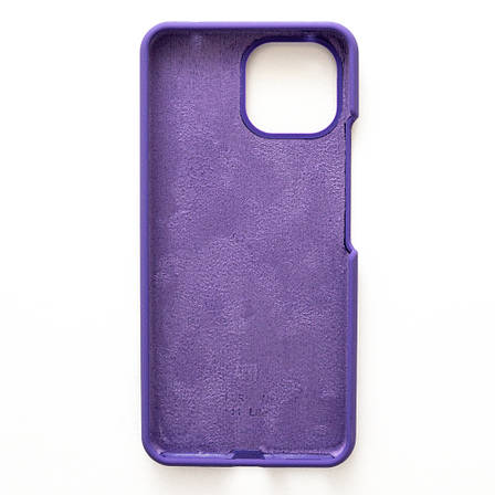 Чохол Silicone Case Premium для Xiaomi Mi 11 Lite Violet 7 (закритий низ), фото 3