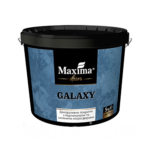 Декоративна штукат Galaxy, 3кг, колір  срібло, ТМ "Махіmа"
