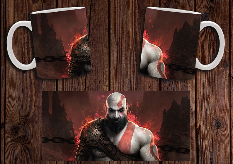 Чашка "God of War" / Кружка Бог війни Кратос №8