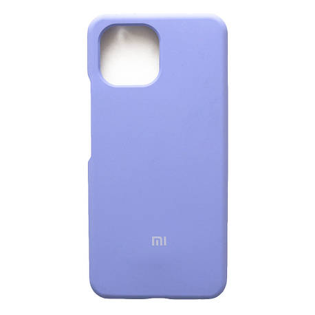 Чохол Silicone Case Premium для Xiaomi Mi 11 Lite / Mi 11 Lite 5G NE Lilac 13 (закритий низ), фото 1