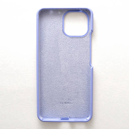 Чохол Silicone Case Premium для Xiaomi Mi 11 Lite / Mi 11 Lite 5G NE Lilac 13 (закритий низ), фото 3