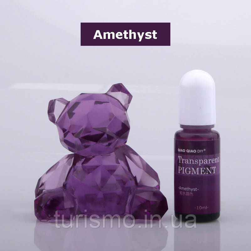 Amethyst барвник прозорий для УФ смол QIAO QIAO DIY, Junesix